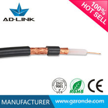 Guangzhou fábrica de bajo precio exterior rg59 cabo coaxial